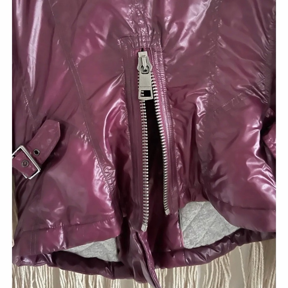 Burberry Purple Biker Jacket - Picture 6 of 8